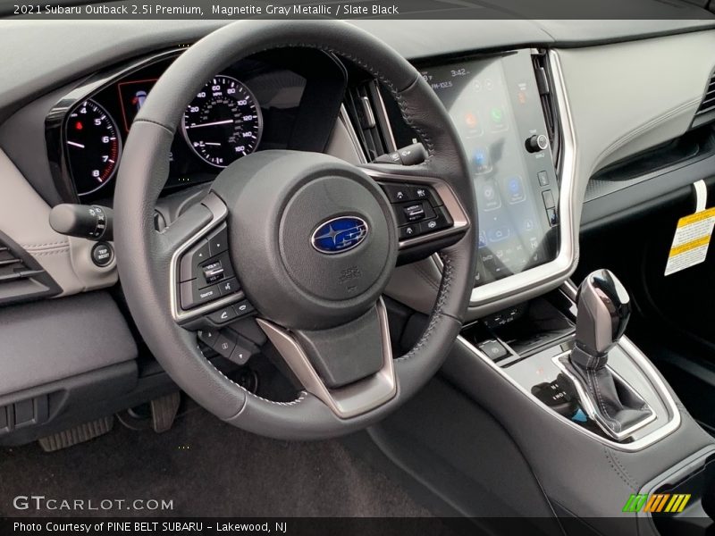 Magnetite Gray Metallic / Slate Black 2021 Subaru Outback 2.5i Premium