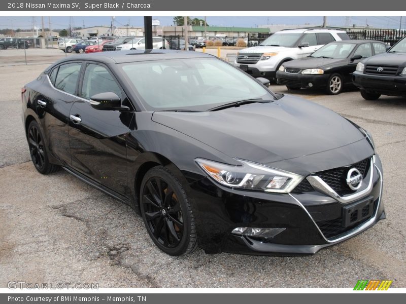 Super Black / Charcoal 2018 Nissan Maxima SV