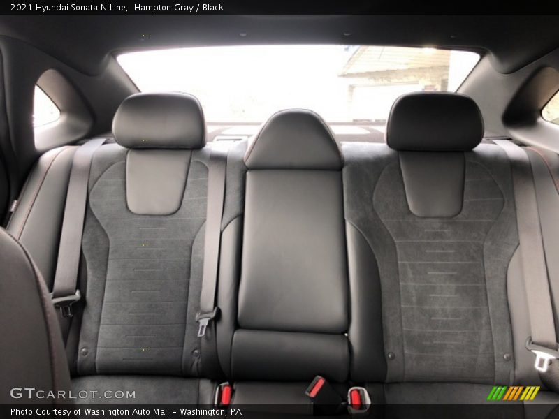 Rear Seat of 2021 Sonata N Line