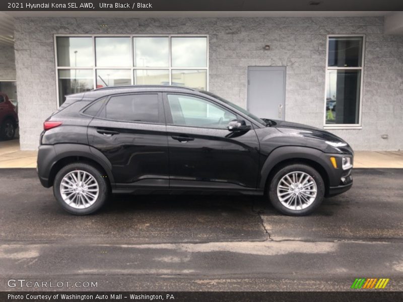 Ultra Black / Black 2021 Hyundai Kona SEL AWD