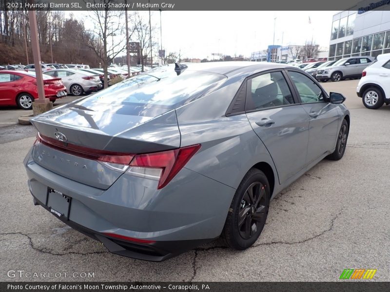 Electric Shadow / Medium Gray 2021 Hyundai Elantra SEL