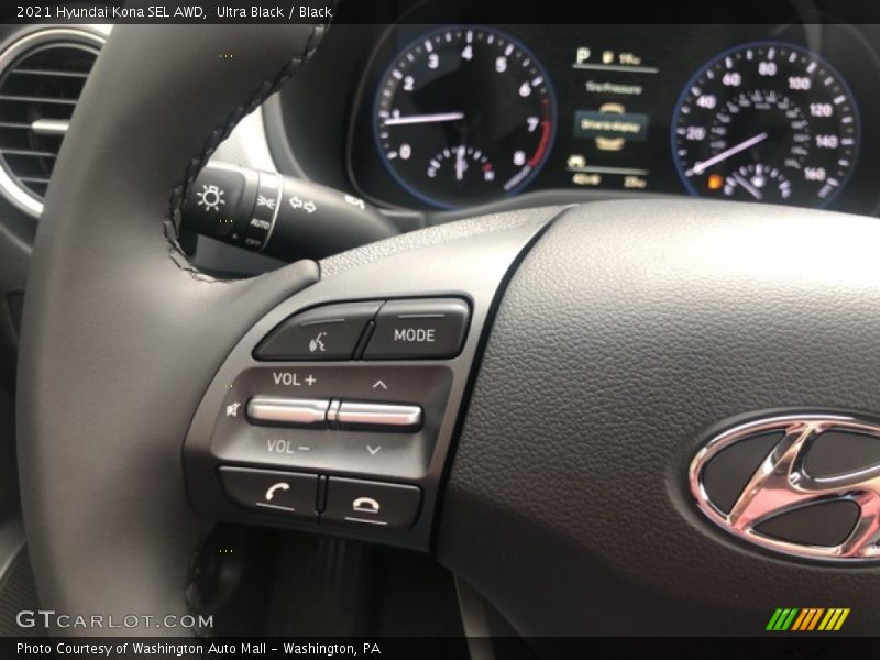 Ultra Black / Black 2021 Hyundai Kona SEL AWD