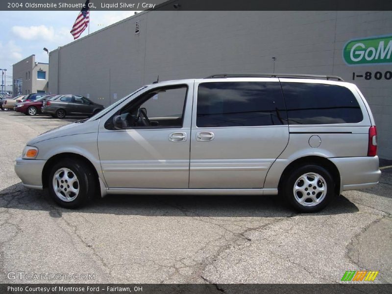Liquid Silver / Gray 2004 Oldsmobile Silhouette GL
