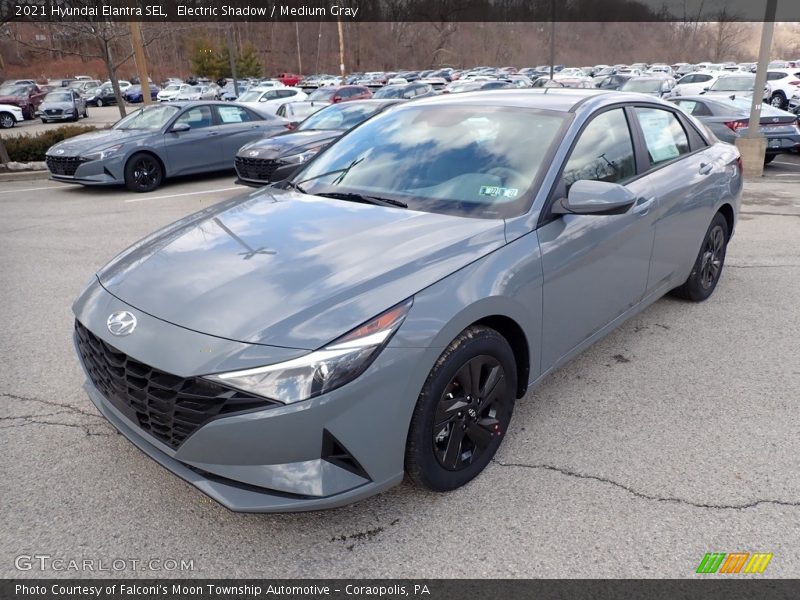 Electric Shadow / Medium Gray 2021 Hyundai Elantra SEL