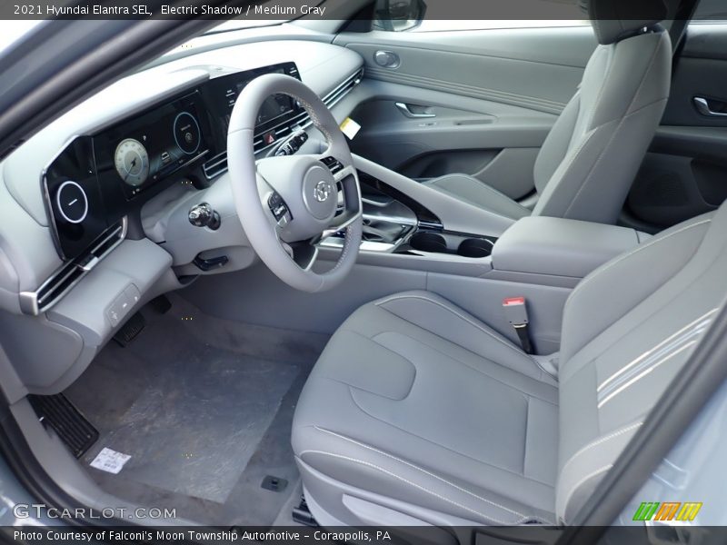 Electric Shadow / Medium Gray 2021 Hyundai Elantra SEL