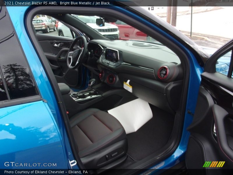 Bright Blue Metallic / Jet Black 2021 Chevrolet Blazer RS AWD