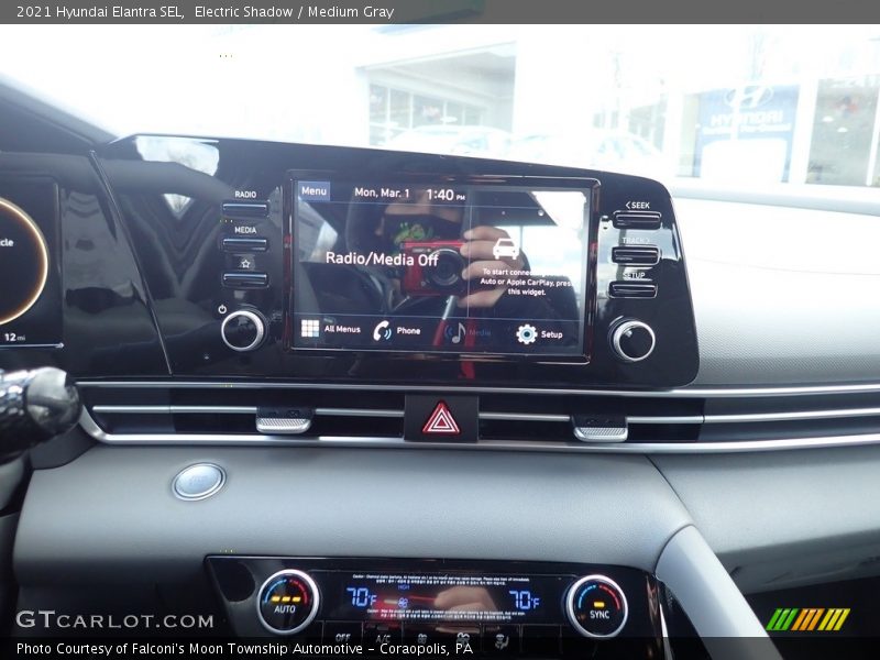 Electric Shadow / Medium Gray 2021 Hyundai Elantra SEL