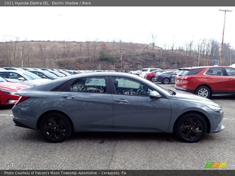 Electric Shadow / Black 2021 Hyundai Elantra SEL