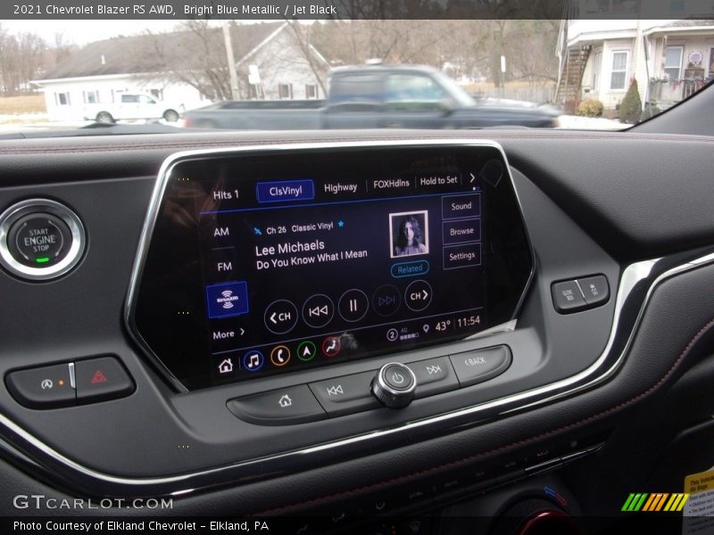 Controls of 2021 Blazer RS AWD