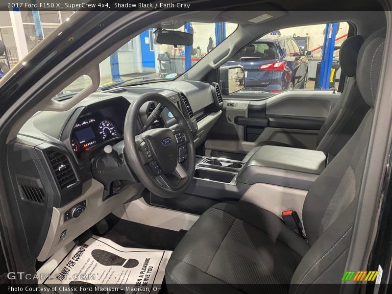 Shadow Black / Earth Gray 2017 Ford F150 XL SuperCrew 4x4