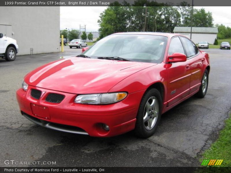 Bright Red / Dark Taupe 1999 Pontiac Grand Prix GTP Sedan