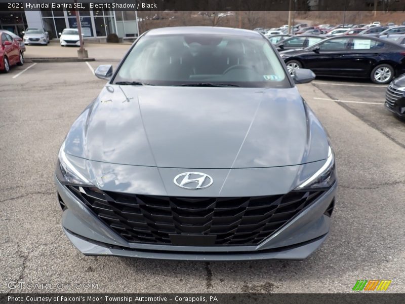 Electric Shadow / Black 2021 Hyundai Elantra SEL