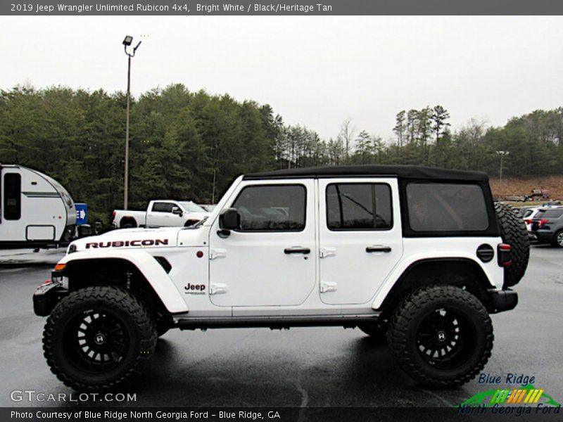 Bright White / Black/Heritage Tan 2019 Jeep Wrangler Unlimited Rubicon 4x4