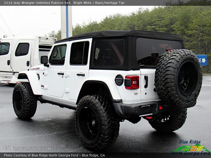 Bright White / Black/Heritage Tan 2019 Jeep Wrangler Unlimited Rubicon 4x4