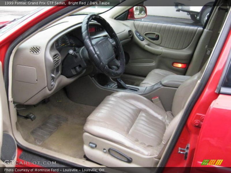 Bright Red / Dark Taupe 1999 Pontiac Grand Prix GTP Sedan