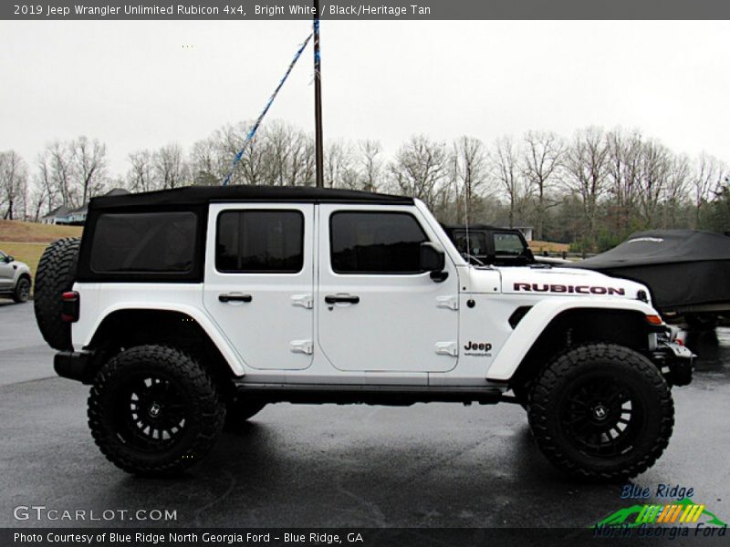 Bright White / Black/Heritage Tan 2019 Jeep Wrangler Unlimited Rubicon 4x4