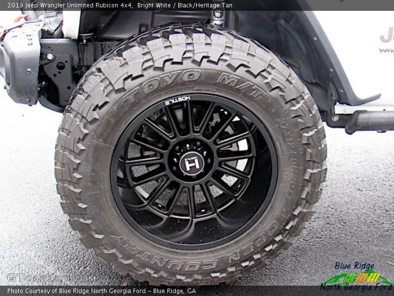 Bright White / Black/Heritage Tan 2019 Jeep Wrangler Unlimited Rubicon 4x4