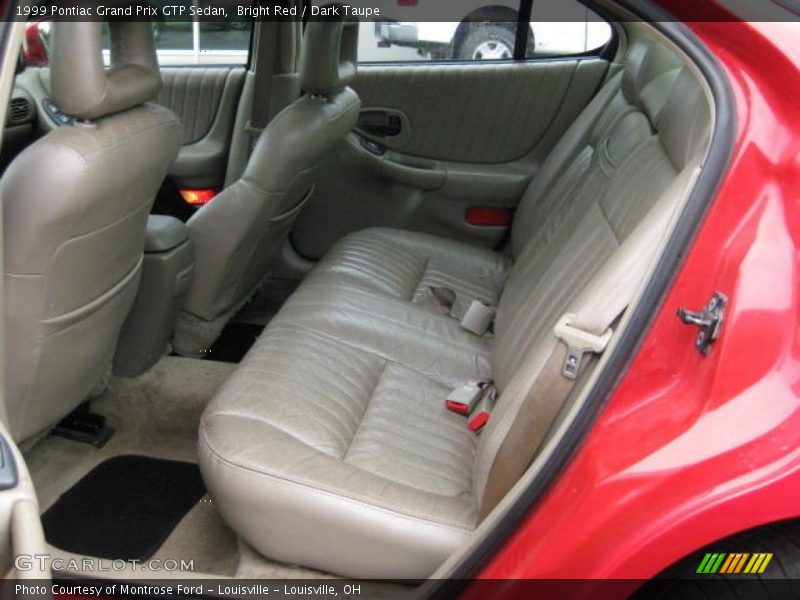 Bright Red / Dark Taupe 1999 Pontiac Grand Prix GTP Sedan