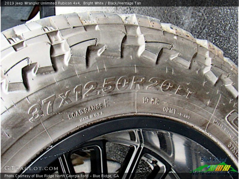 Bright White / Black/Heritage Tan 2019 Jeep Wrangler Unlimited Rubicon 4x4