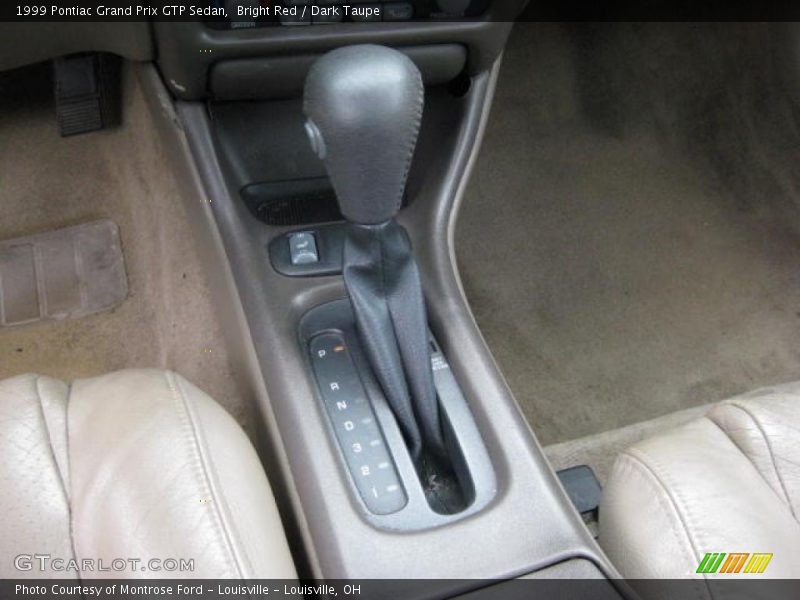 Bright Red / Dark Taupe 1999 Pontiac Grand Prix GTP Sedan