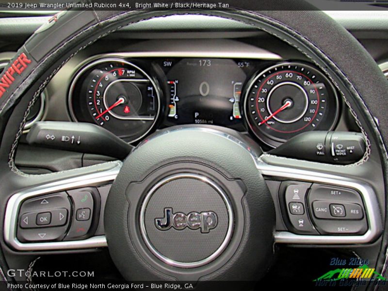 Bright White / Black/Heritage Tan 2019 Jeep Wrangler Unlimited Rubicon 4x4