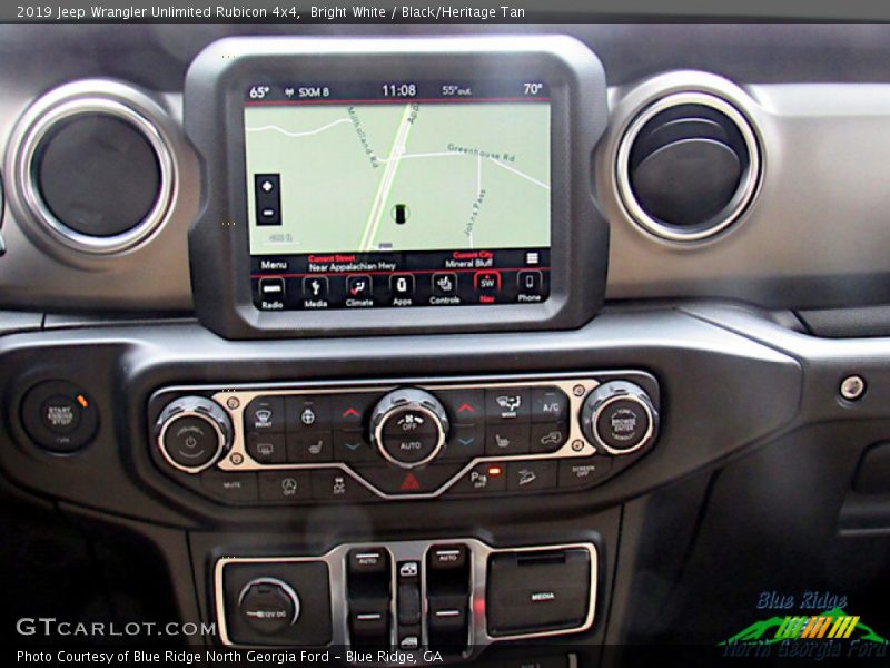 Bright White / Black/Heritage Tan 2019 Jeep Wrangler Unlimited Rubicon 4x4