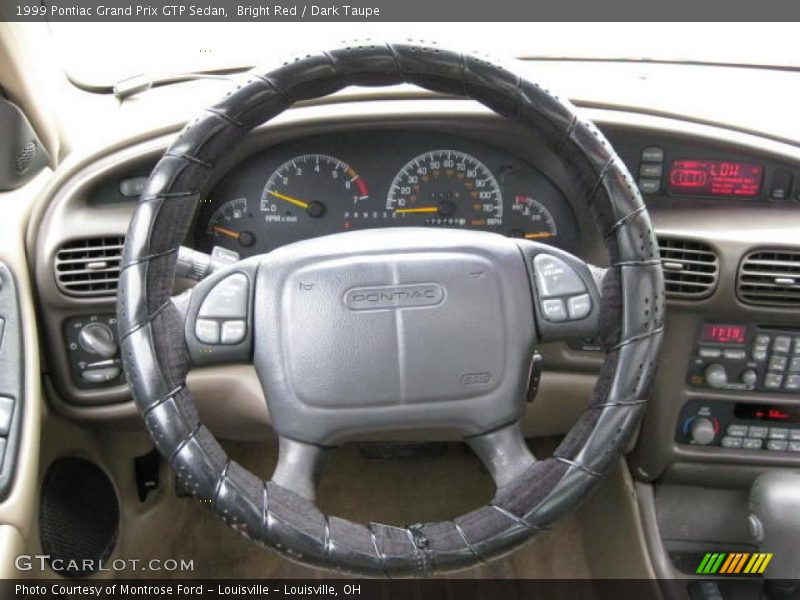 Bright Red / Dark Taupe 1999 Pontiac Grand Prix GTP Sedan