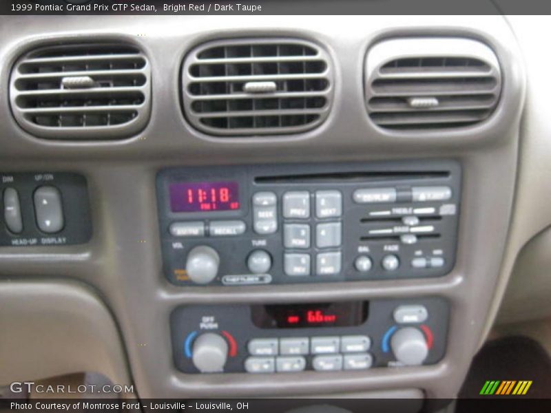 Bright Red / Dark Taupe 1999 Pontiac Grand Prix GTP Sedan