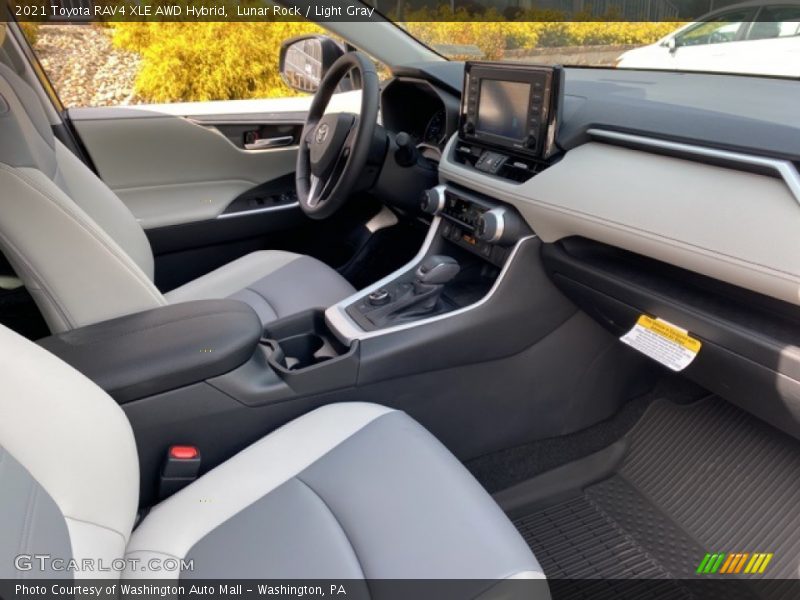 Lunar Rock / Light Gray 2021 Toyota RAV4 XLE AWD Hybrid