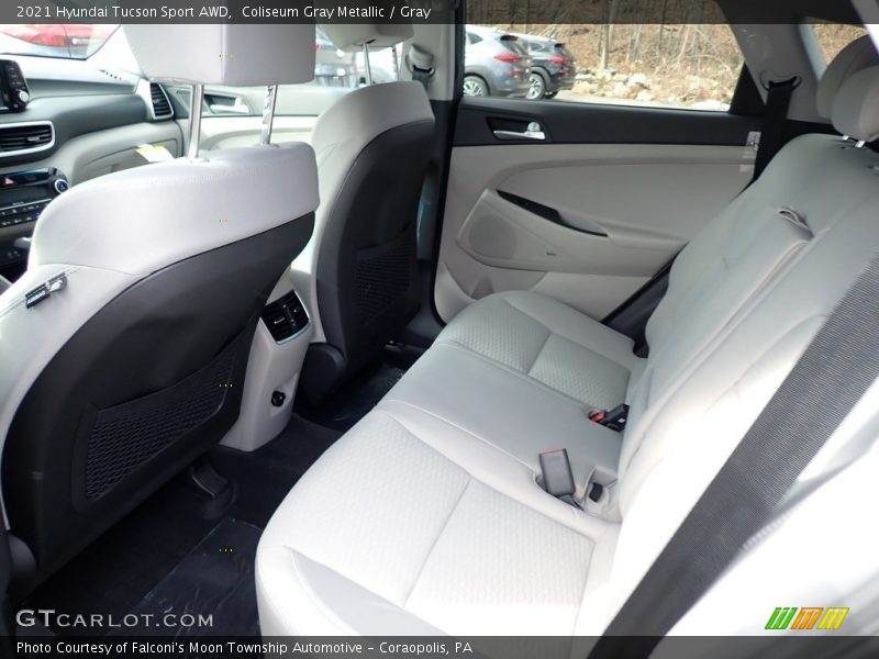 Coliseum Gray Metallic / Gray 2021 Hyundai Tucson Sport AWD