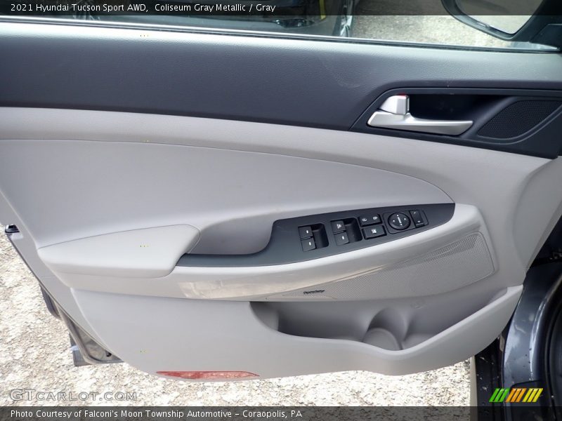 Coliseum Gray Metallic / Gray 2021 Hyundai Tucson Sport AWD