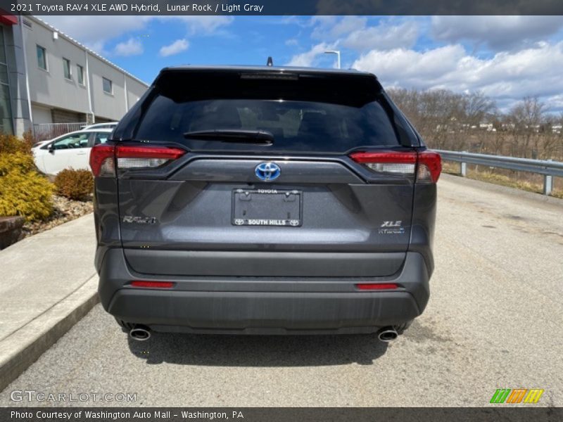 Lunar Rock / Light Gray 2021 Toyota RAV4 XLE AWD Hybrid