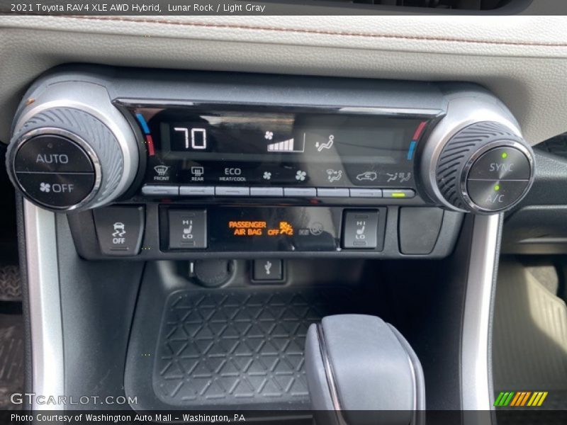Lunar Rock / Light Gray 2021 Toyota RAV4 XLE AWD Hybrid