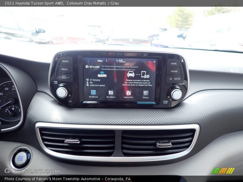 Coliseum Gray Metallic / Gray 2021 Hyundai Tucson Sport AWD