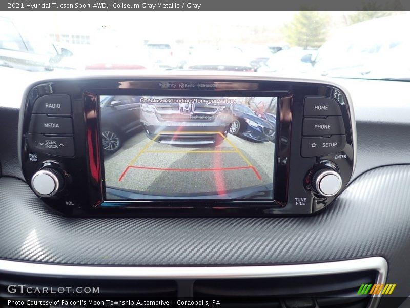 Coliseum Gray Metallic / Gray 2021 Hyundai Tucson Sport AWD