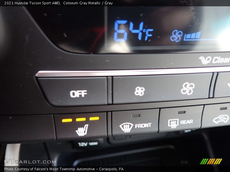Coliseum Gray Metallic / Gray 2021 Hyundai Tucson Sport AWD