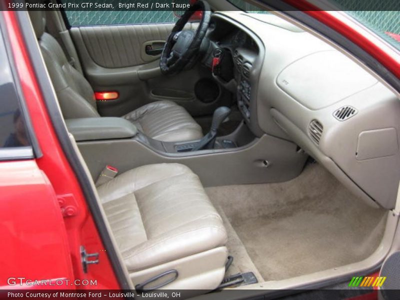 Bright Red / Dark Taupe 1999 Pontiac Grand Prix GTP Sedan