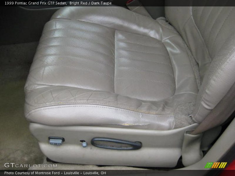 Bright Red / Dark Taupe 1999 Pontiac Grand Prix GTP Sedan