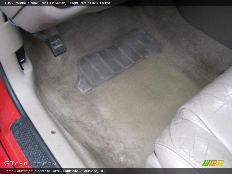 Bright Red / Dark Taupe 1999 Pontiac Grand Prix GTP Sedan