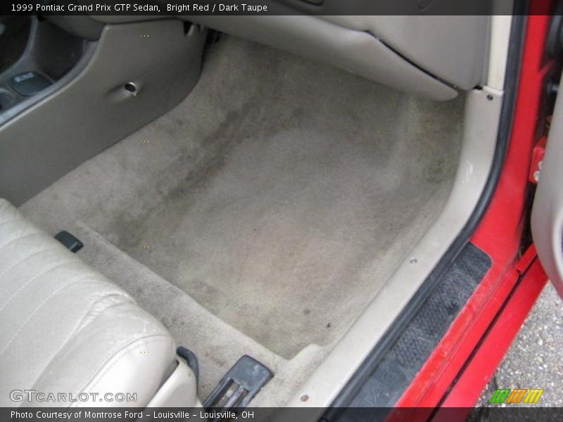 Bright Red / Dark Taupe 1999 Pontiac Grand Prix GTP Sedan