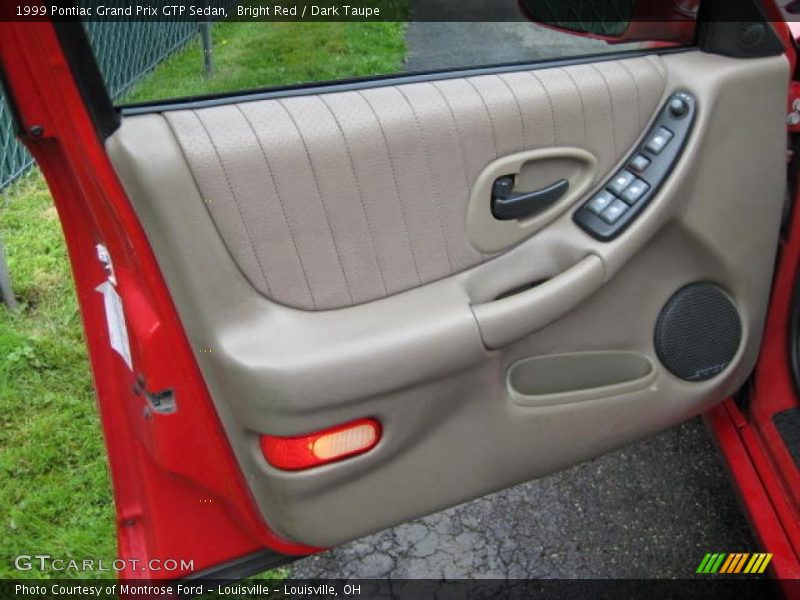 Bright Red / Dark Taupe 1999 Pontiac Grand Prix GTP Sedan