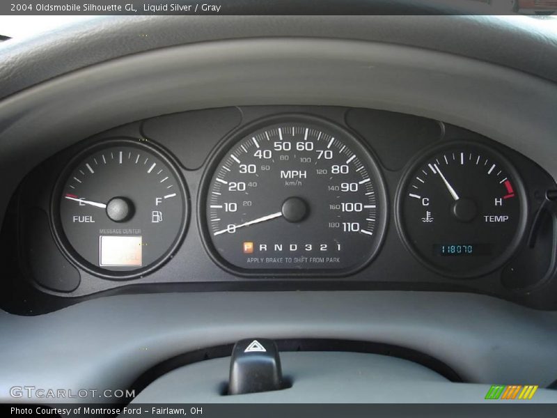 Liquid Silver / Gray 2004 Oldsmobile Silhouette GL