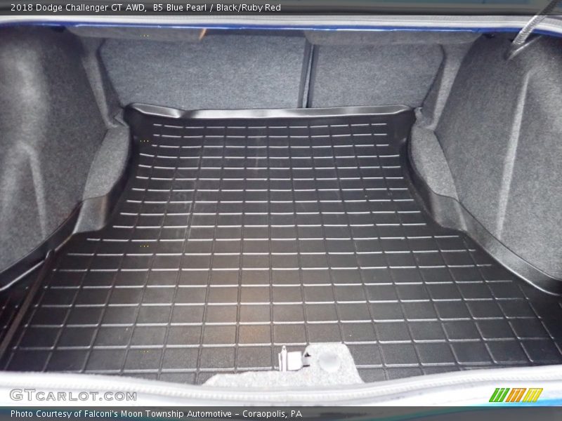 B5 Blue Pearl / Black/Ruby Red 2018 Dodge Challenger GT AWD