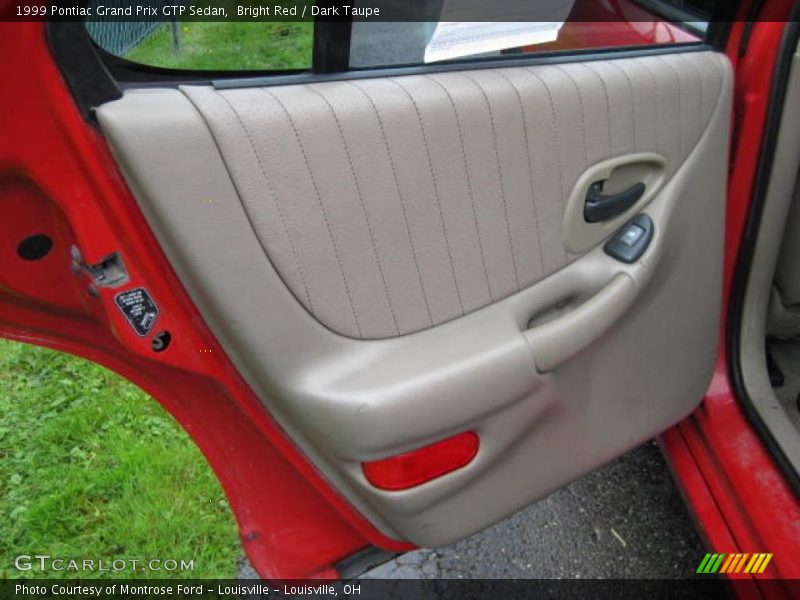 Bright Red / Dark Taupe 1999 Pontiac Grand Prix GTP Sedan
