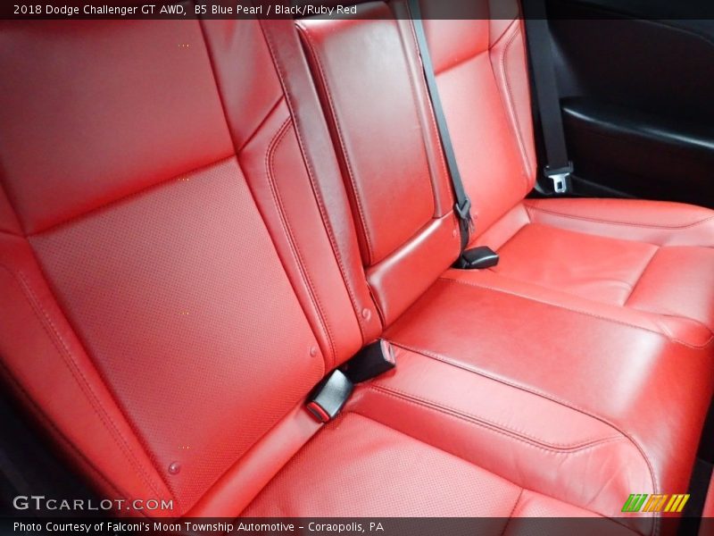 B5 Blue Pearl / Black/Ruby Red 2018 Dodge Challenger GT AWD