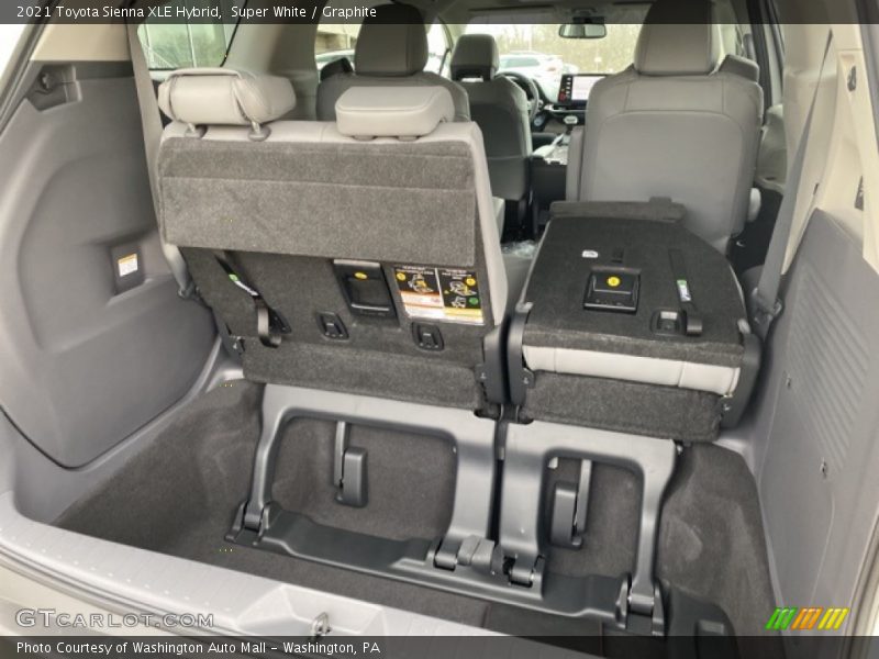 Super White / Graphite 2021 Toyota Sienna XLE Hybrid