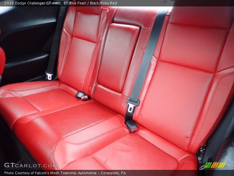 B5 Blue Pearl / Black/Ruby Red 2018 Dodge Challenger GT AWD