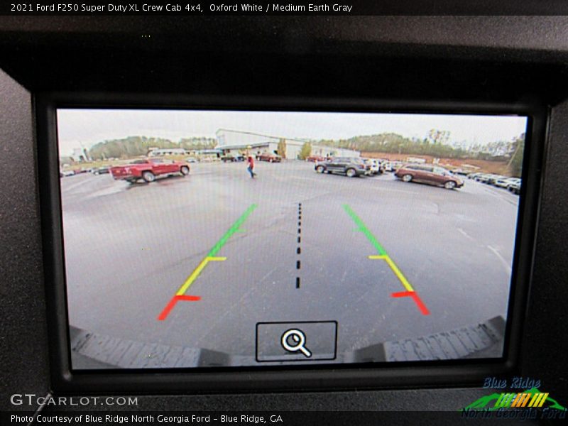 Oxford White / Medium Earth Gray 2021 Ford F250 Super Duty XL Crew Cab 4x4