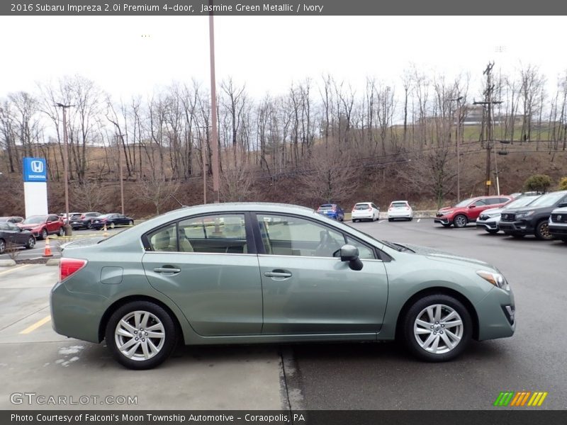 Jasmine Green Metallic / Ivory 2016 Subaru Impreza 2.0i Premium 4-door