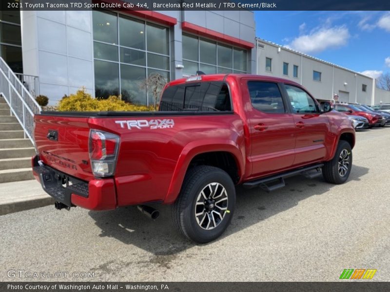 Barcelona Red Metallic / TRD Cement/Black 2021 Toyota Tacoma TRD Sport Double Cab 4x4